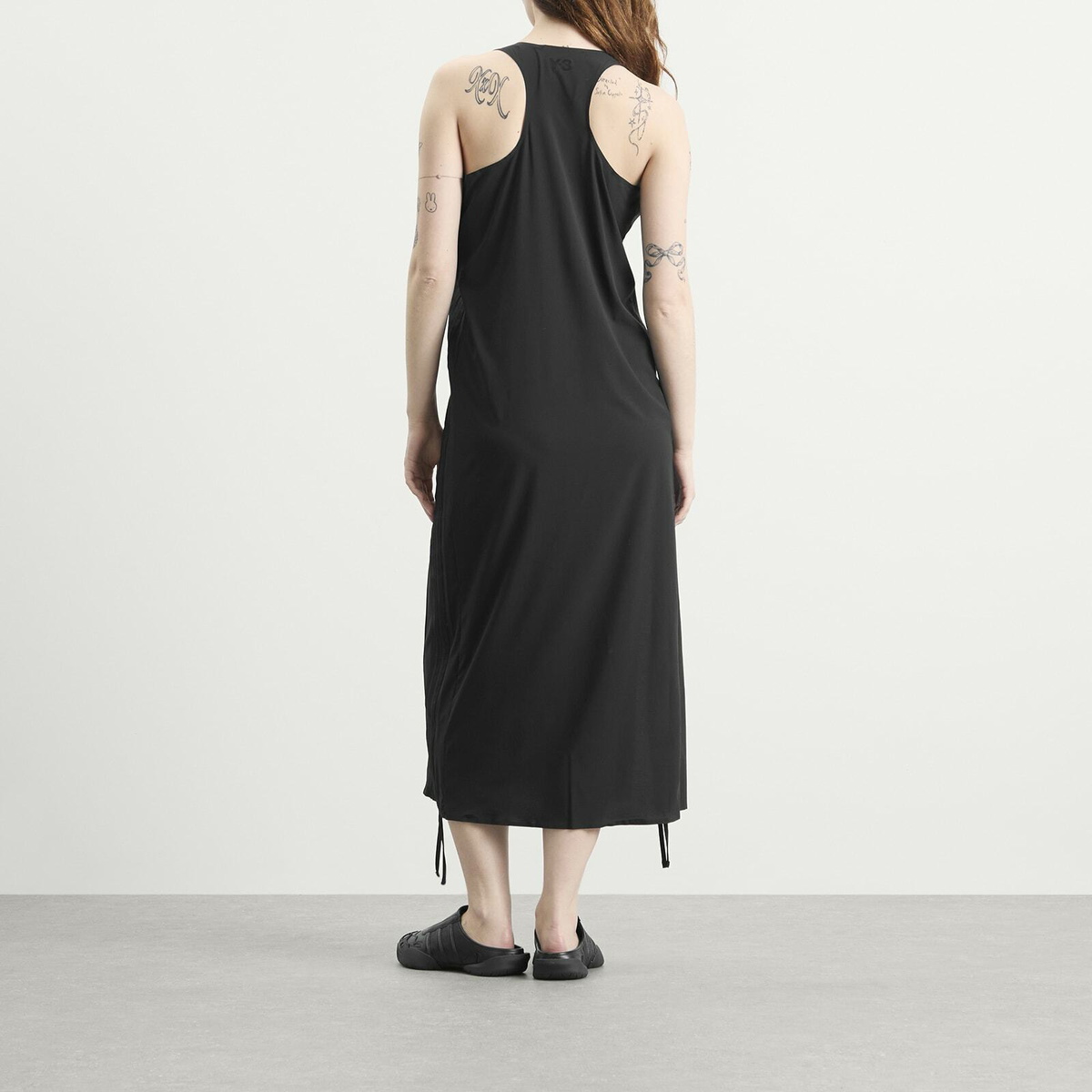 Y-3 Women's Racer Midi Dress in Black