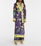 Dolce&Gabbana - Printed silk robe