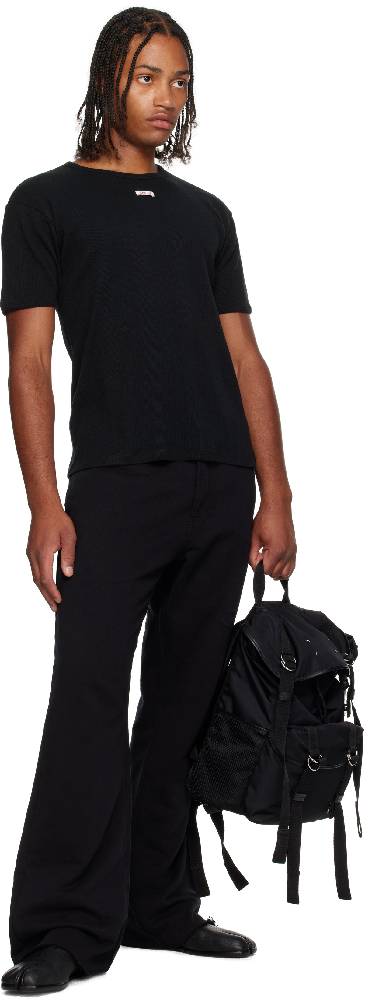 Maison Margiela Black High Tech Medium Backpack