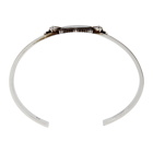 Alexander McQueen Silver Lion Shield Bracelet