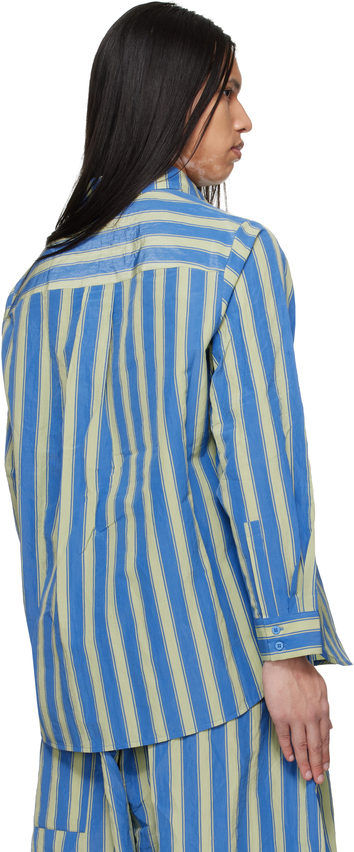 Toogood Blue & Green 'The Clown' Shirt