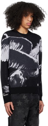 AMIRI Black Pegasus Sweater