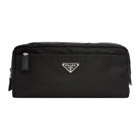 Prada Black Nylon Double Pouch