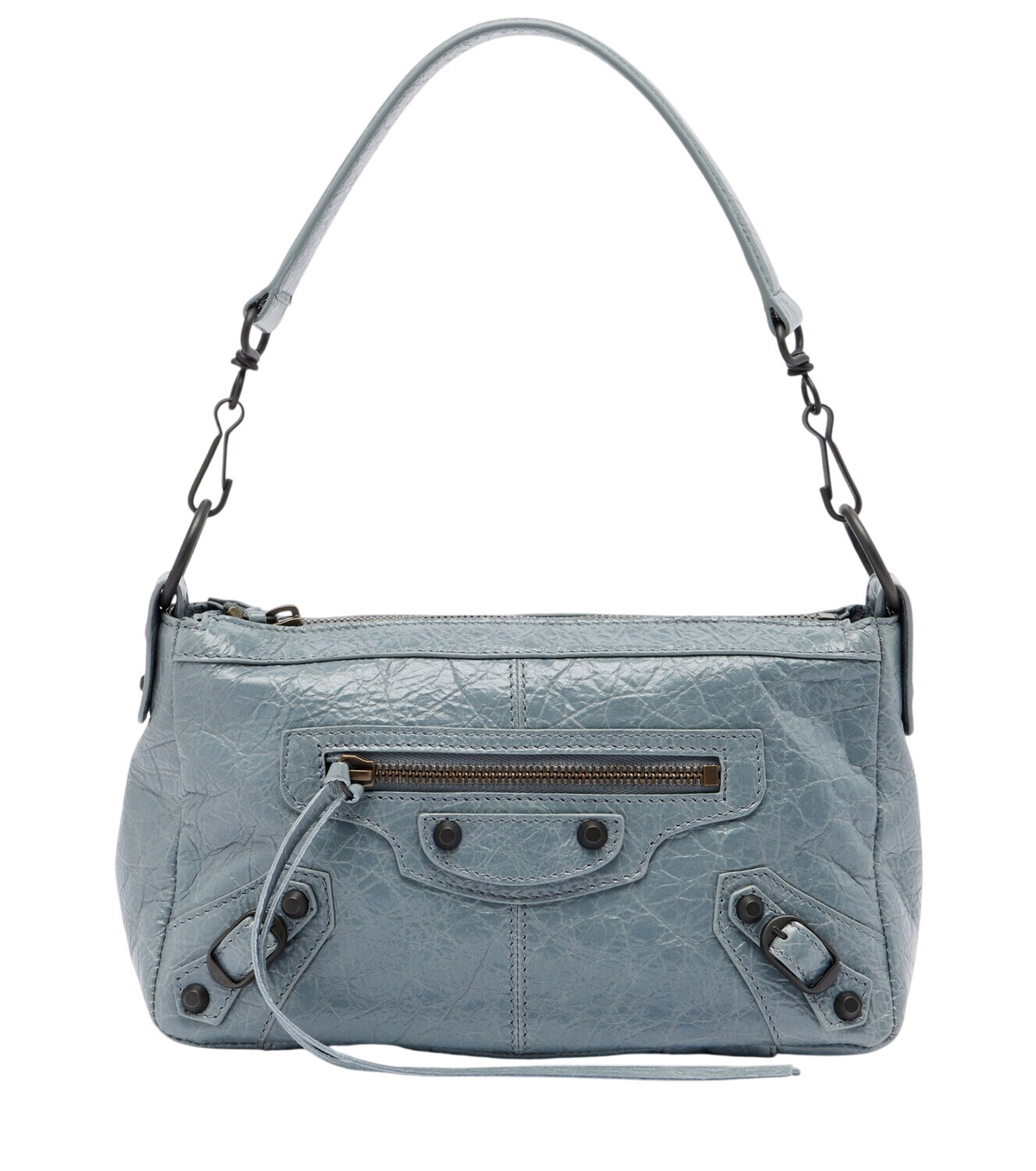 Balenciaga Orange Croc Mini Neo Classic Top Handle Bag Balenciaga