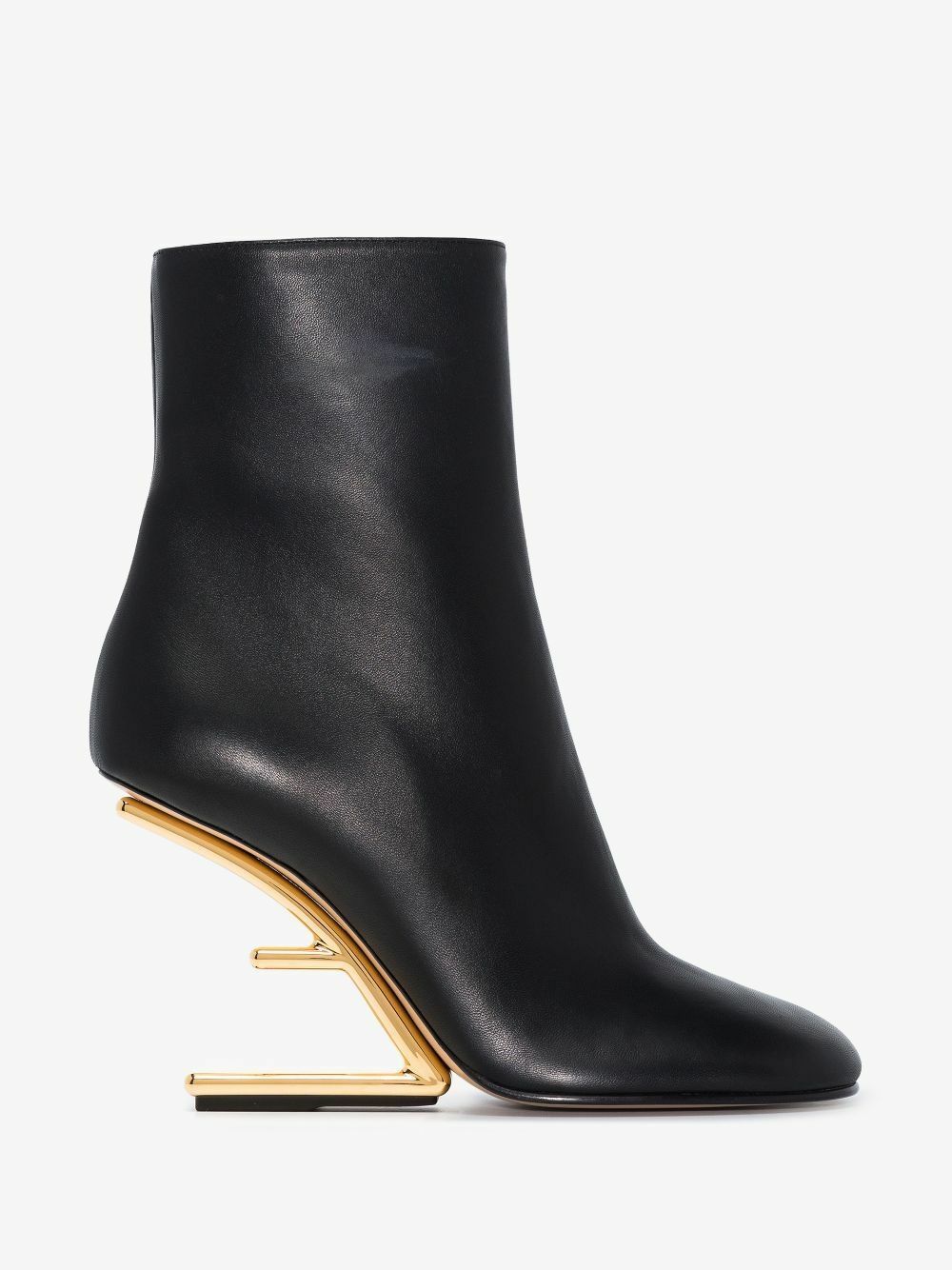 fendi black leather boots