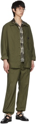 Needles Khaki String Fatigue Trousers