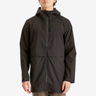 Rains Men's Suva Hardshell Long Jacket in Black