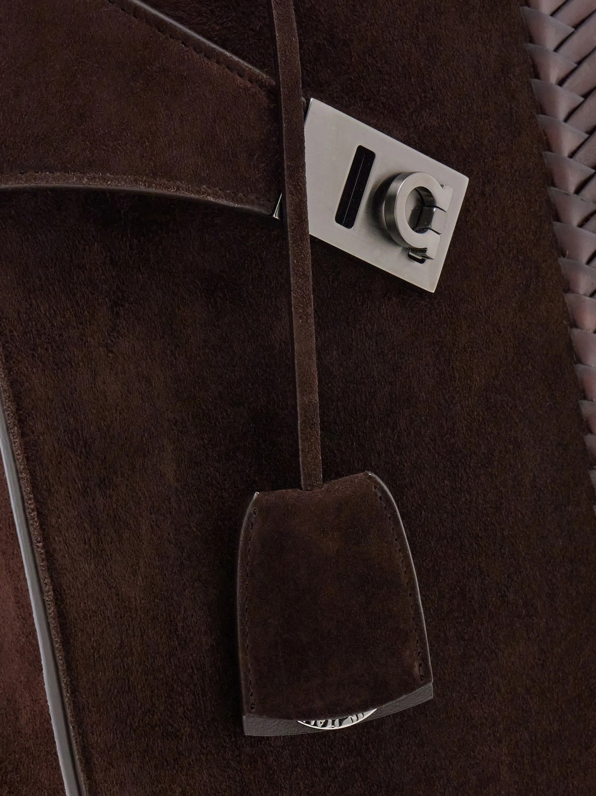 Ferragamo Mens Hug tote bag in Brown