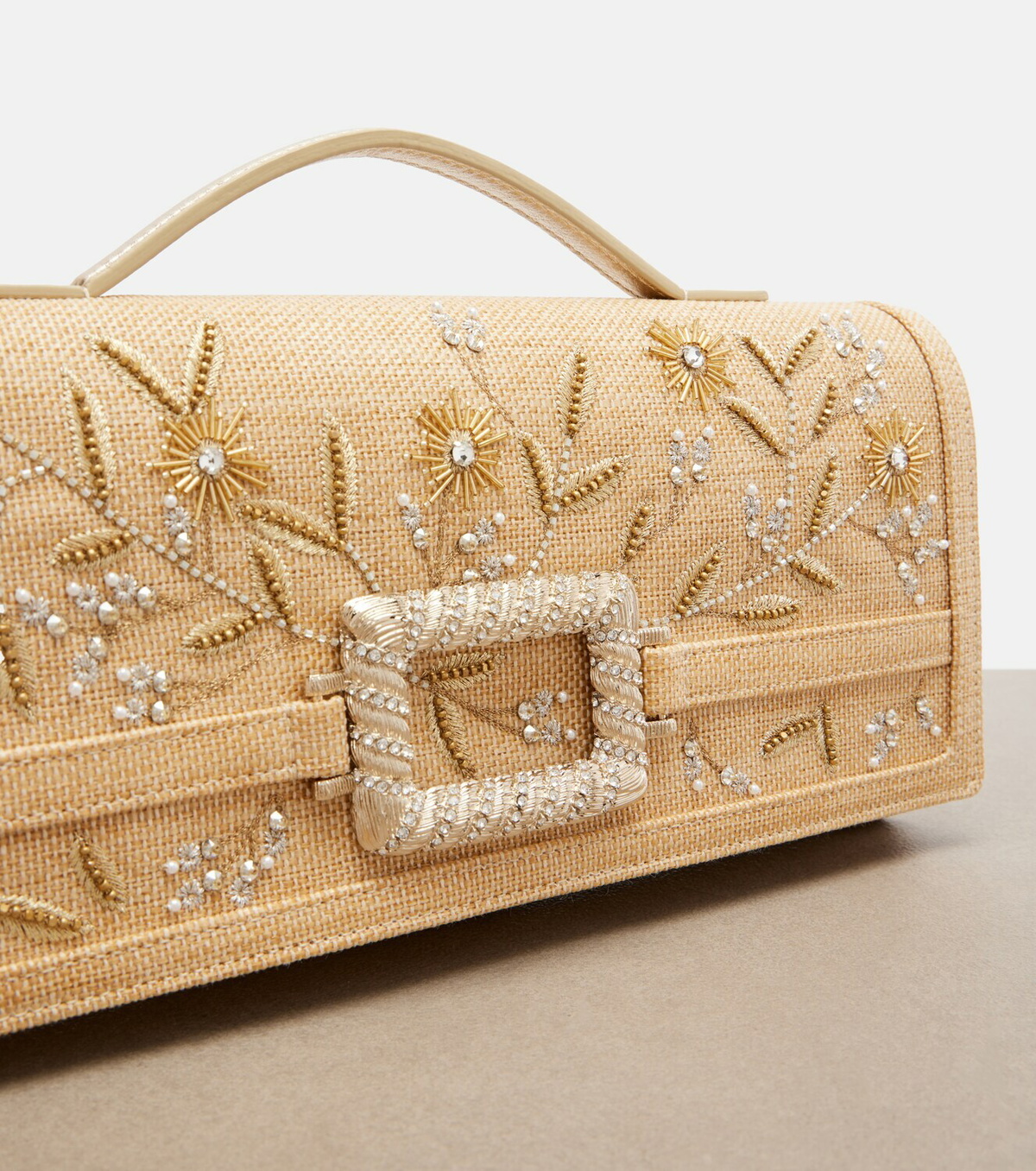 Roger Vivier Belle Vivier Small embroidered top-handle bag