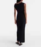 Leset Lauren off-shoulder jersey maxi dress