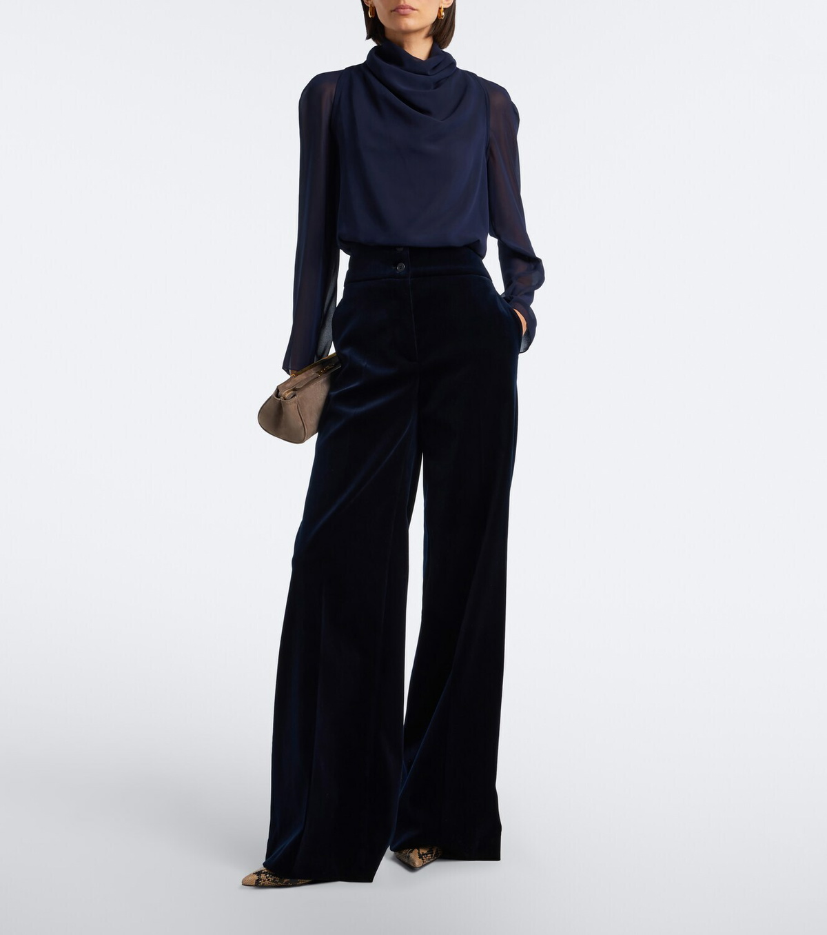 Altuzarra Cara draped blouse