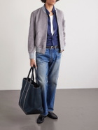 TOM FORD - Leather-Trimmed Canvas Weekend Bag