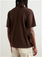 Stray Rats - Ratgirl Printed Cotton-Jersey T-Shirt - Brown