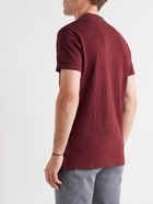 Orlebar Brown - Sammy II Garment-Dyed Slub Cotton-Jersey T-Shirt - Red