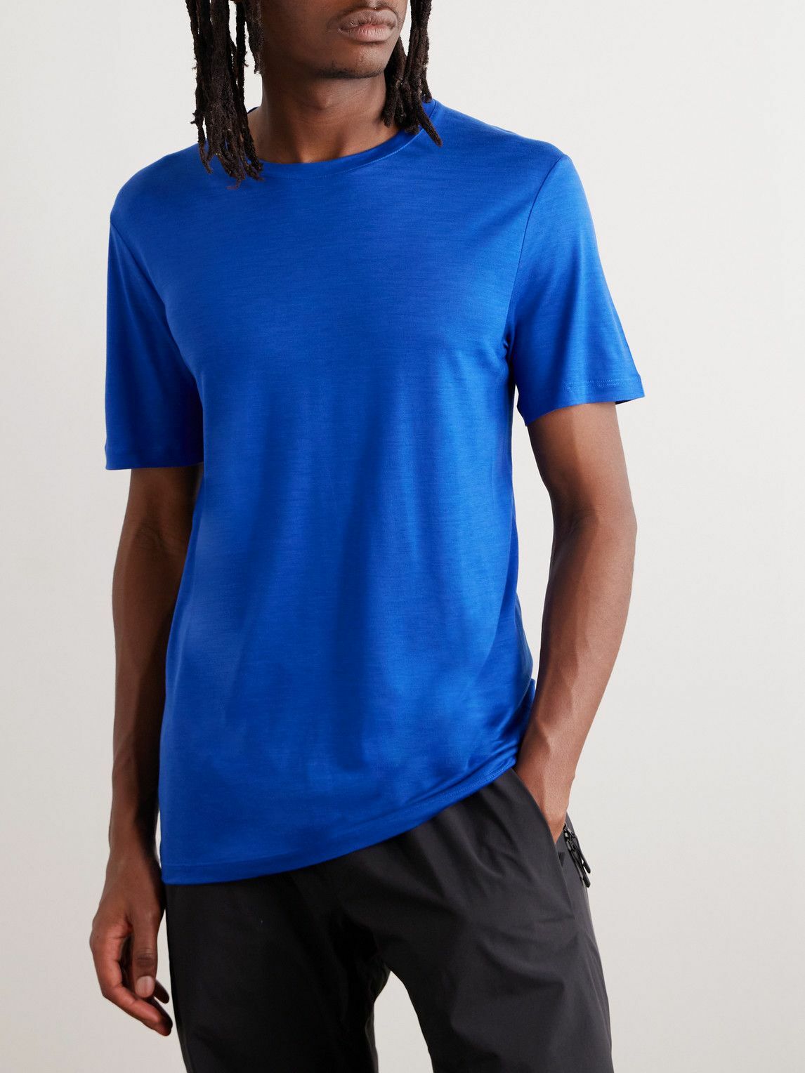 Houdini - Tree Woodland Jersey T-Shirt - Blue Houdini