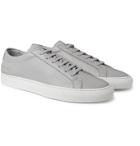 Common Projects - Achilles Pebble-Grain Leather Sneakers - Gray