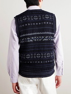 Polo Ralph Lauren - Fair Isle Cotton, Linen and Cashmere-Blend Sweater Vest - Blue