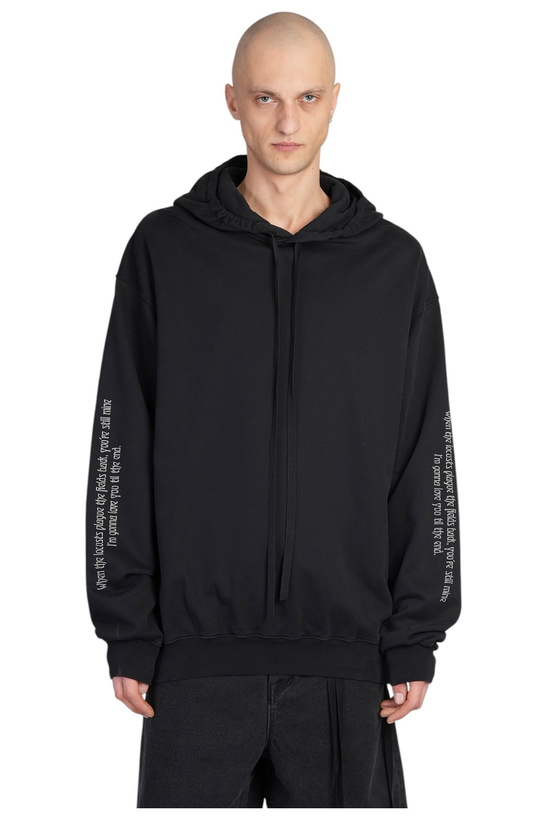 Photo: Ann Demeulemeester Ollie Sweatshirt In Black Cotton