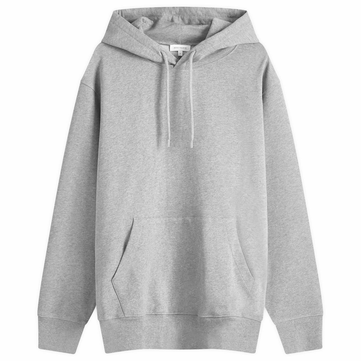 Norse Projects Men's Standard Hoodie in Grey Melange
