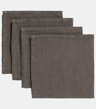 Once Milano Set of 4 linen napkins