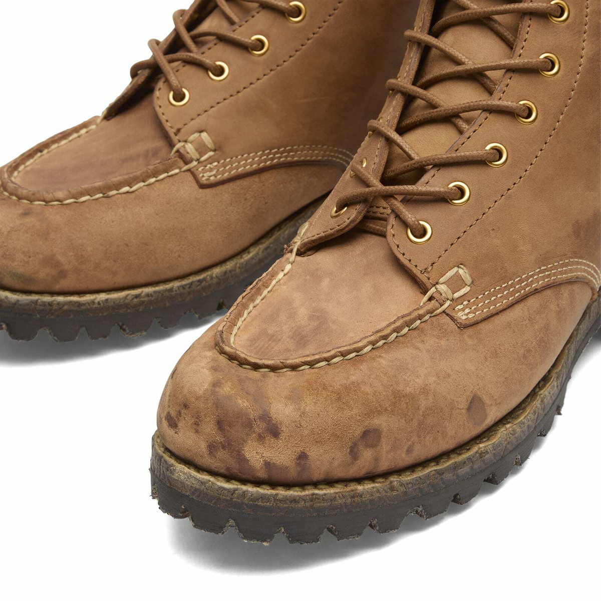 Visvim Men's Scout Tall Folk Boots in Brown