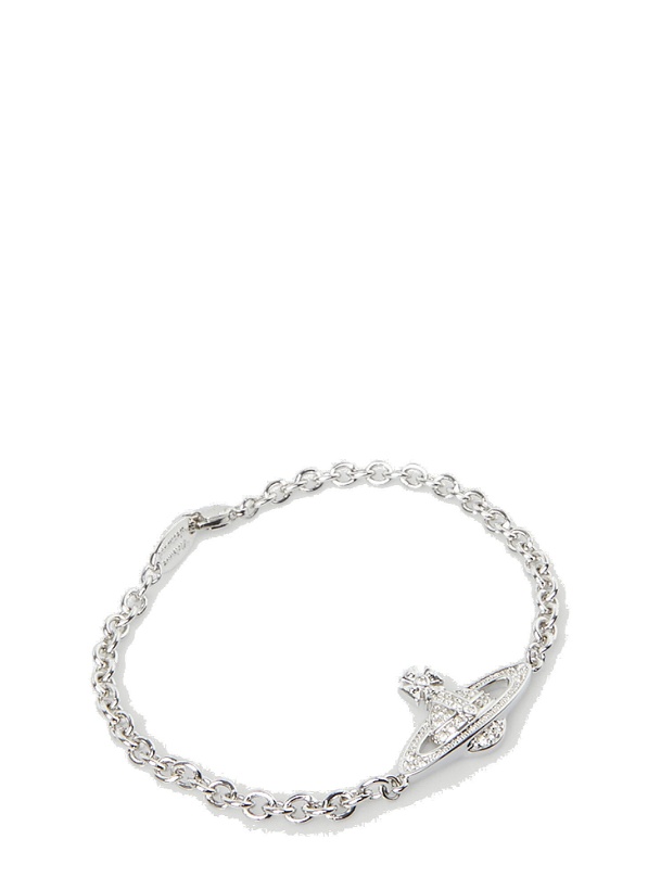 Photo: Mini Bas Relief Chain Bracelet in Silver