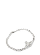 Mini Bas Relief Chain Bracelet in Silver
