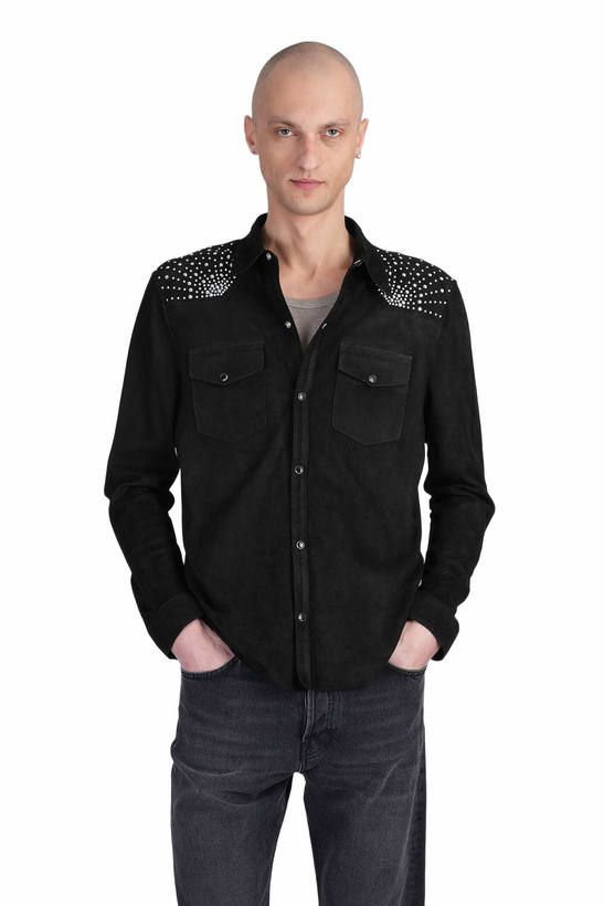 Photo: Salvatore Santoro Leather Jacket In Black Leather