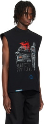 NAMESAKE Black Evans Terry Fox Tank Top