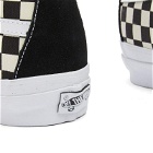 Vans Men's Sk8-Mid Reissue 83 Sneakers in Lx Checkerboard Black/Off White