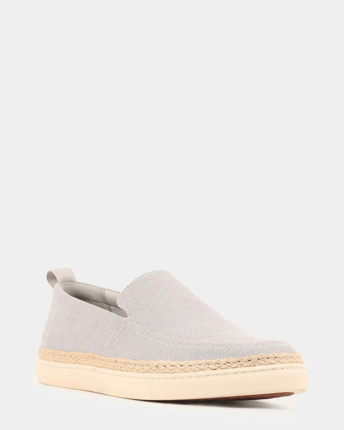 Steve Madden Hilo Loafers in Light Grey Fabric