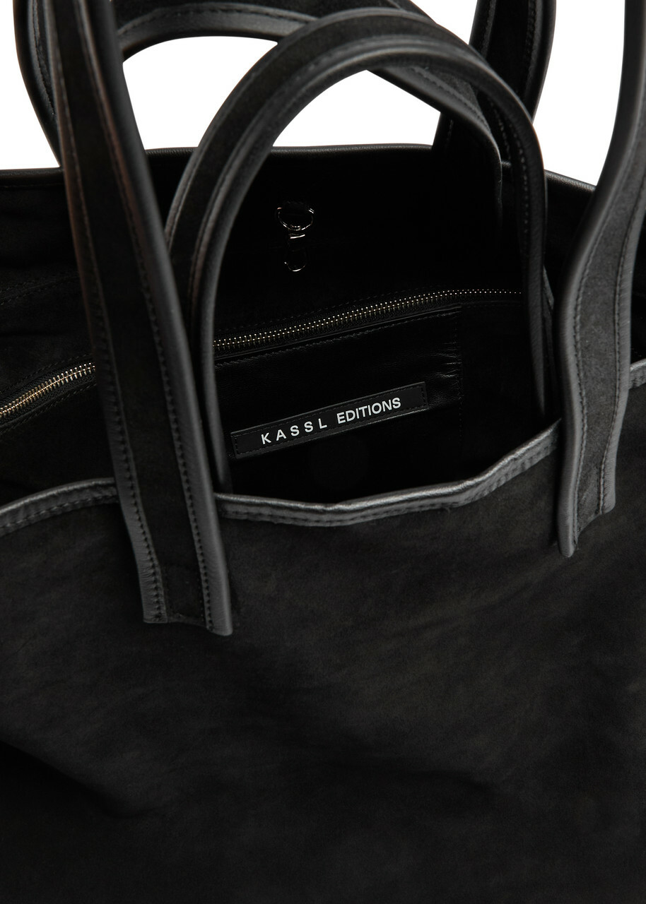 Kassl Editions Suede Tote - Black - One Size