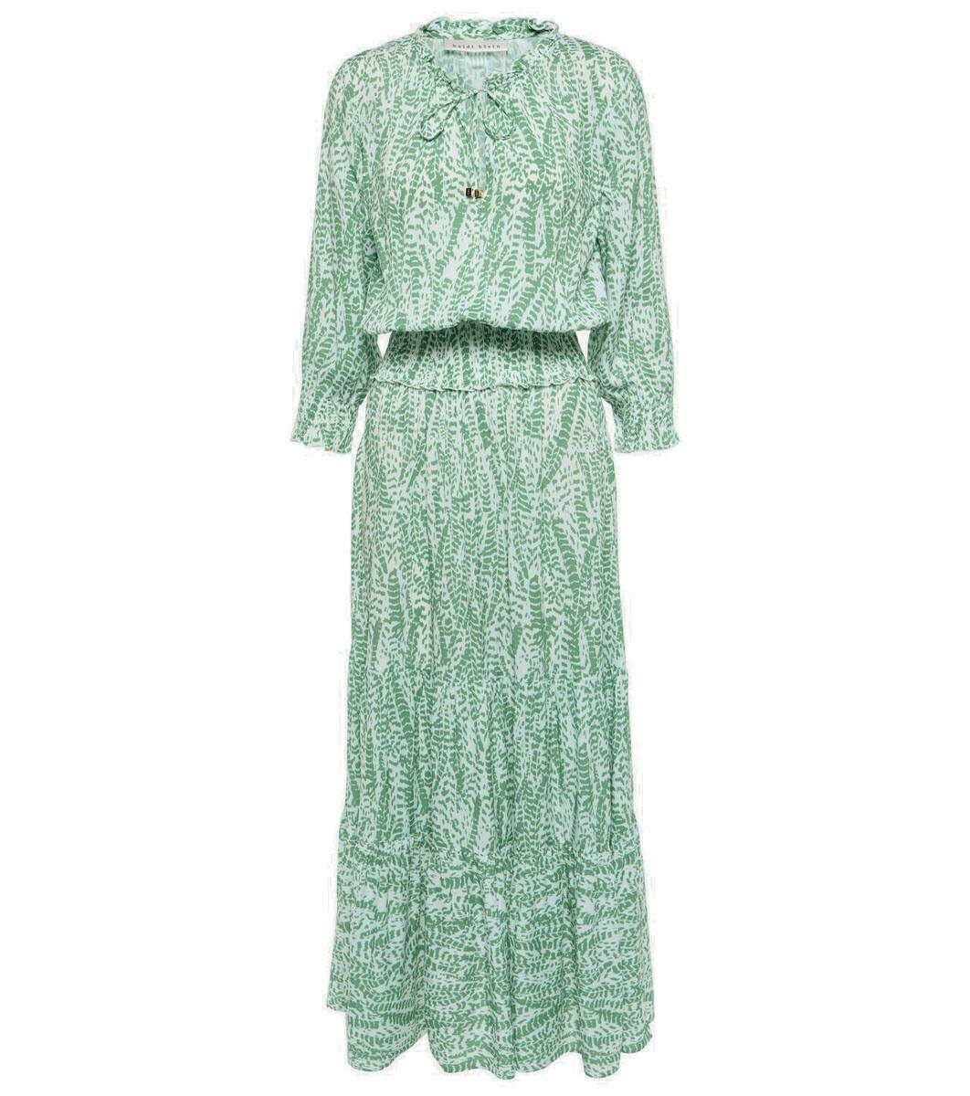 【Heidi Klein】プリント ruffledシャツドレス Heidi Klein Ischia paisley shirt dress Heidi Klein