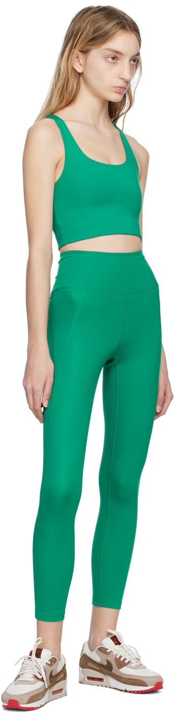 Girlfriend Collective Green Compressive Leggings