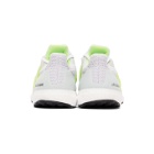 adidas Originals White and Green Ultraboost DNA Sneakers