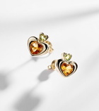 Roxanne First 14kt gold single earring with citrine and peridot