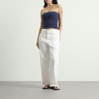 SKIMS Women's Cotton Jersey Tube Top in Navy