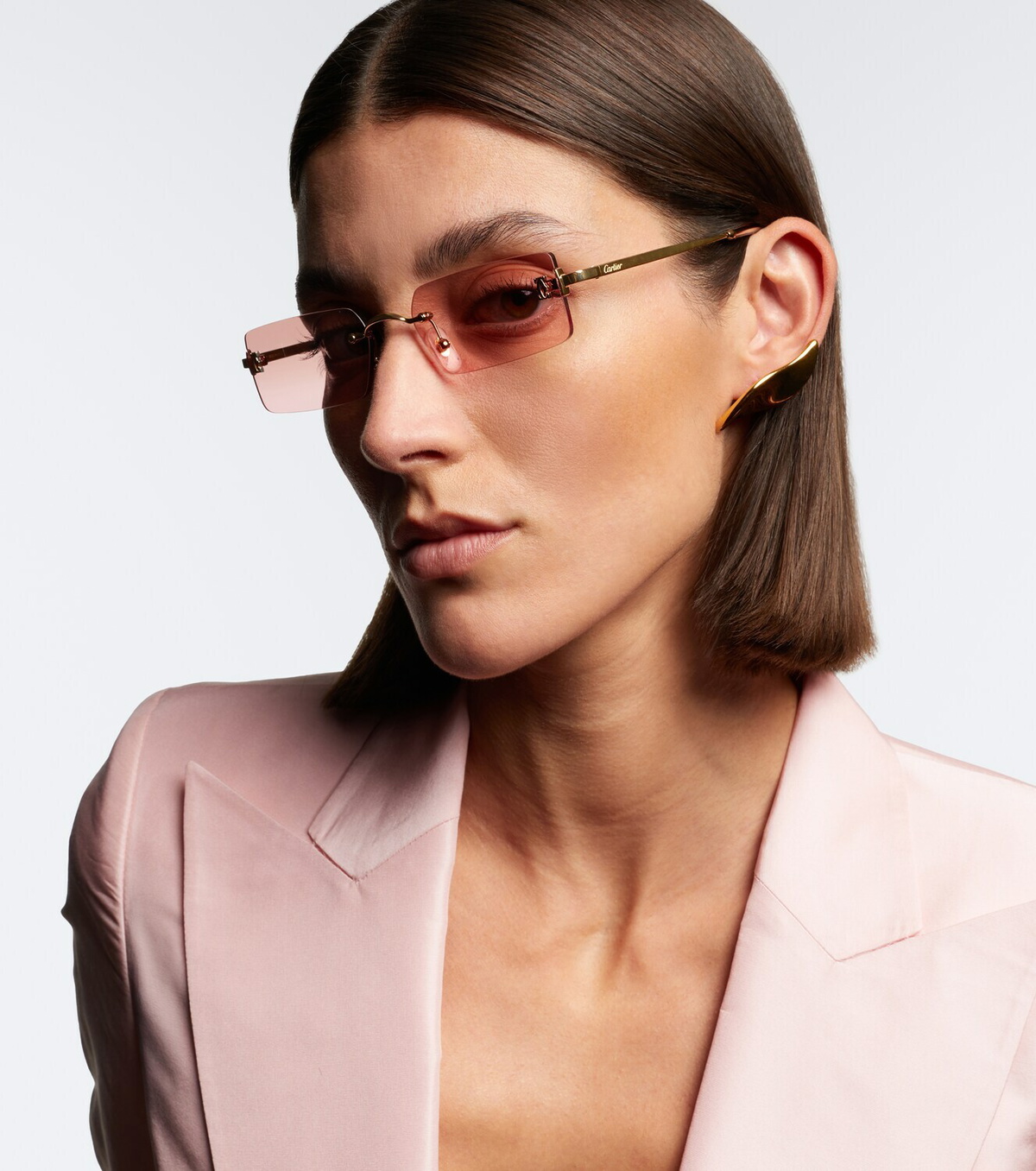 Cartier Eyewear Collection C De Cartier rectangular sunglasses
