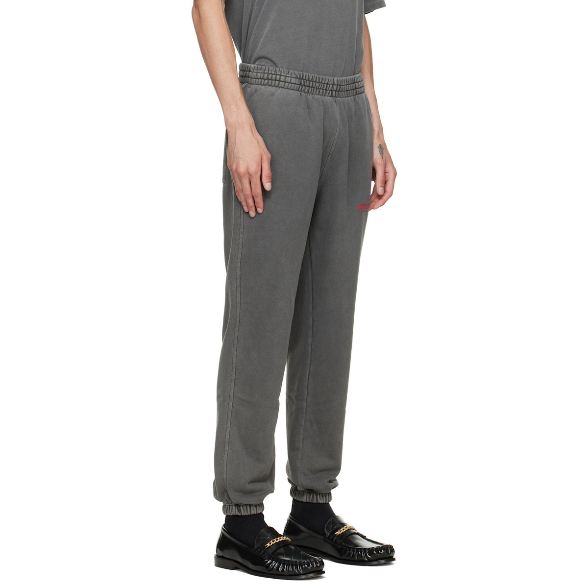 Represent Gray Printed 'Owners Club' Sweatpants