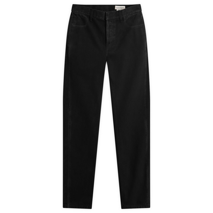 Photo: Alexander McQueen Men's Ghost Wash Jeans in Black