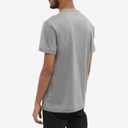 Alexander McQueen Men's Embroidered Logo T-Shirt in PaleGrey