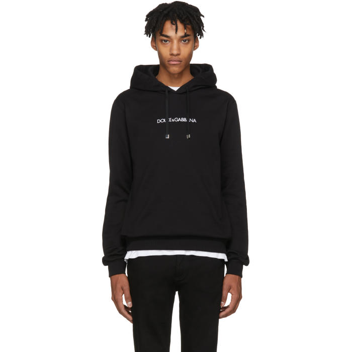 Dolce and Gabbana Black Logo Hoodie Dolce & Gabbana