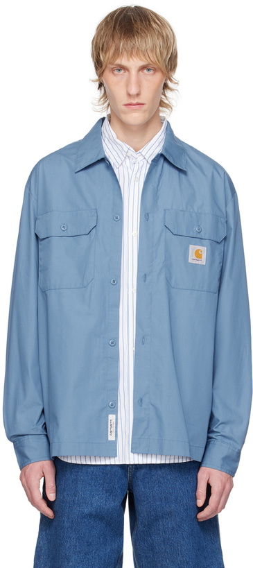 Photo: Carhartt Work In Progress Blue Craft Shirt