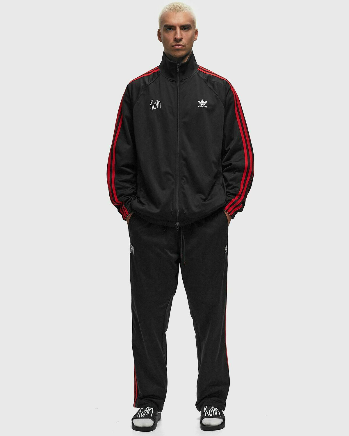 Adidas X Korn Track Top Beige Track Jackets adidas