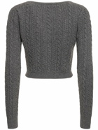 ALESSANDRA RICH Wool Knitted Cardigan