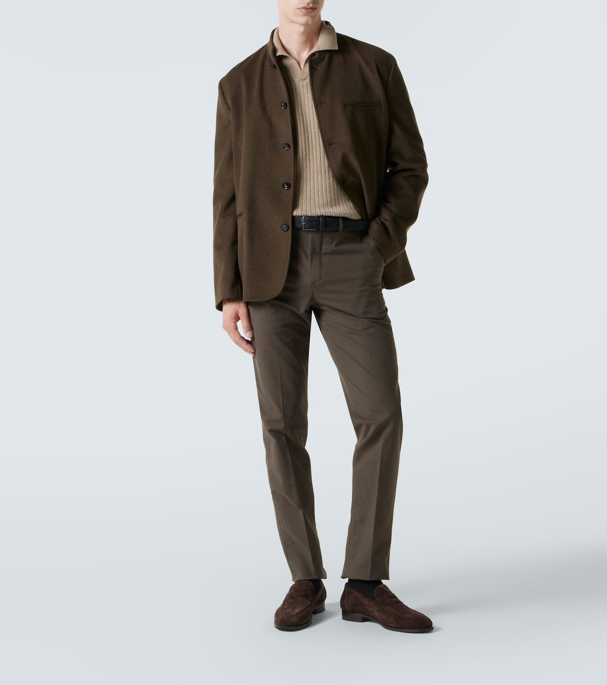 Loro Piana Carlo cotton-blend chinos