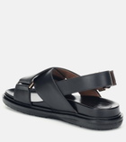 Marni - Fussbett leather sandals