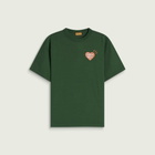 Human Made Men's Heart Logo T-Shirt in Green