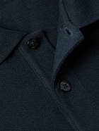 Belstaff - Logo-Appliquéd Cotton-Piqué Polo Shirt - Blue