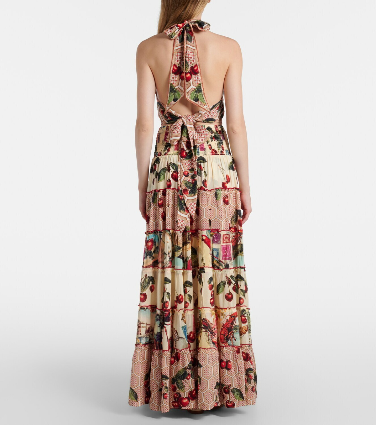 Camilla Notes From The Road printed silk maxi skirt
